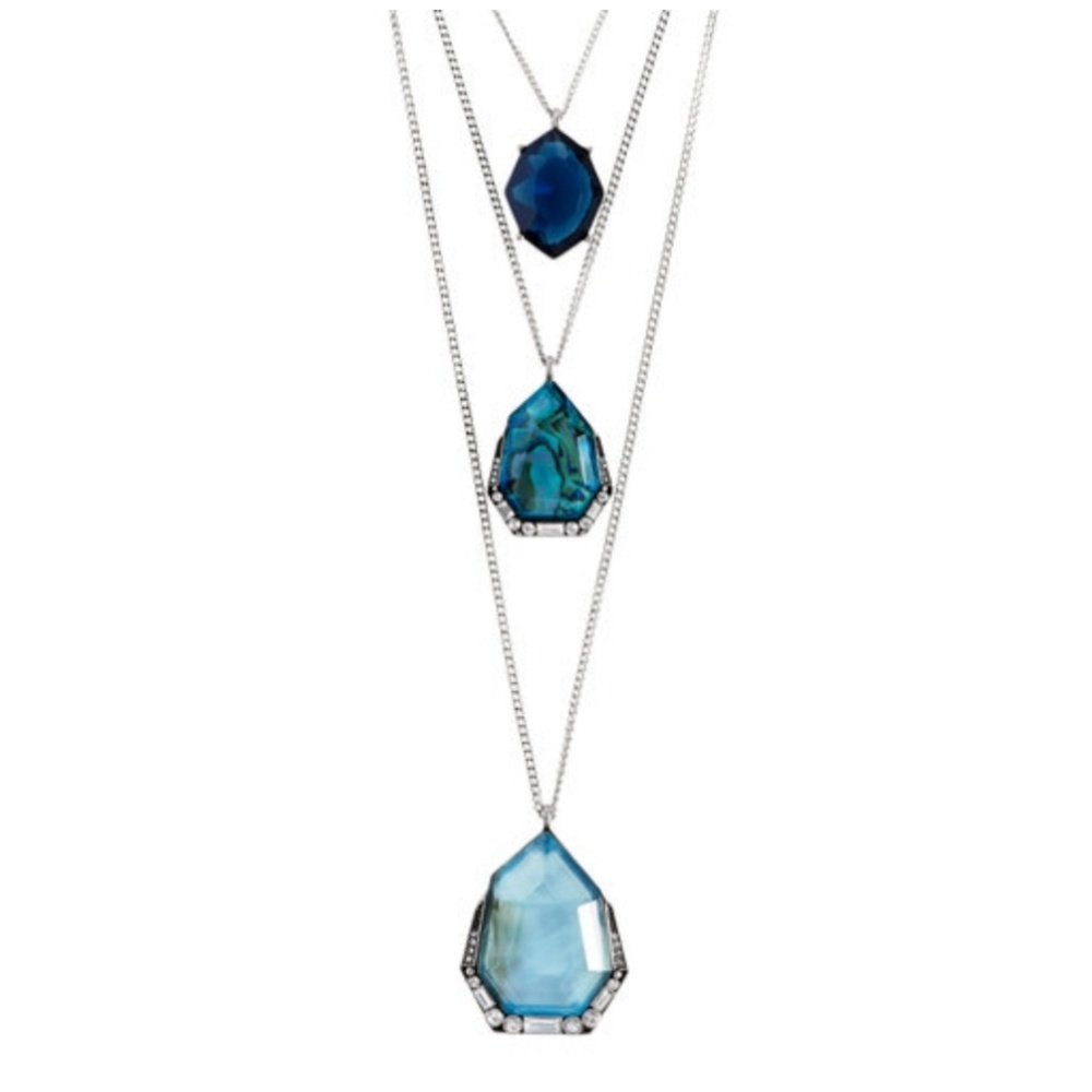 Rue Royale Three Row Convertible Necklace
